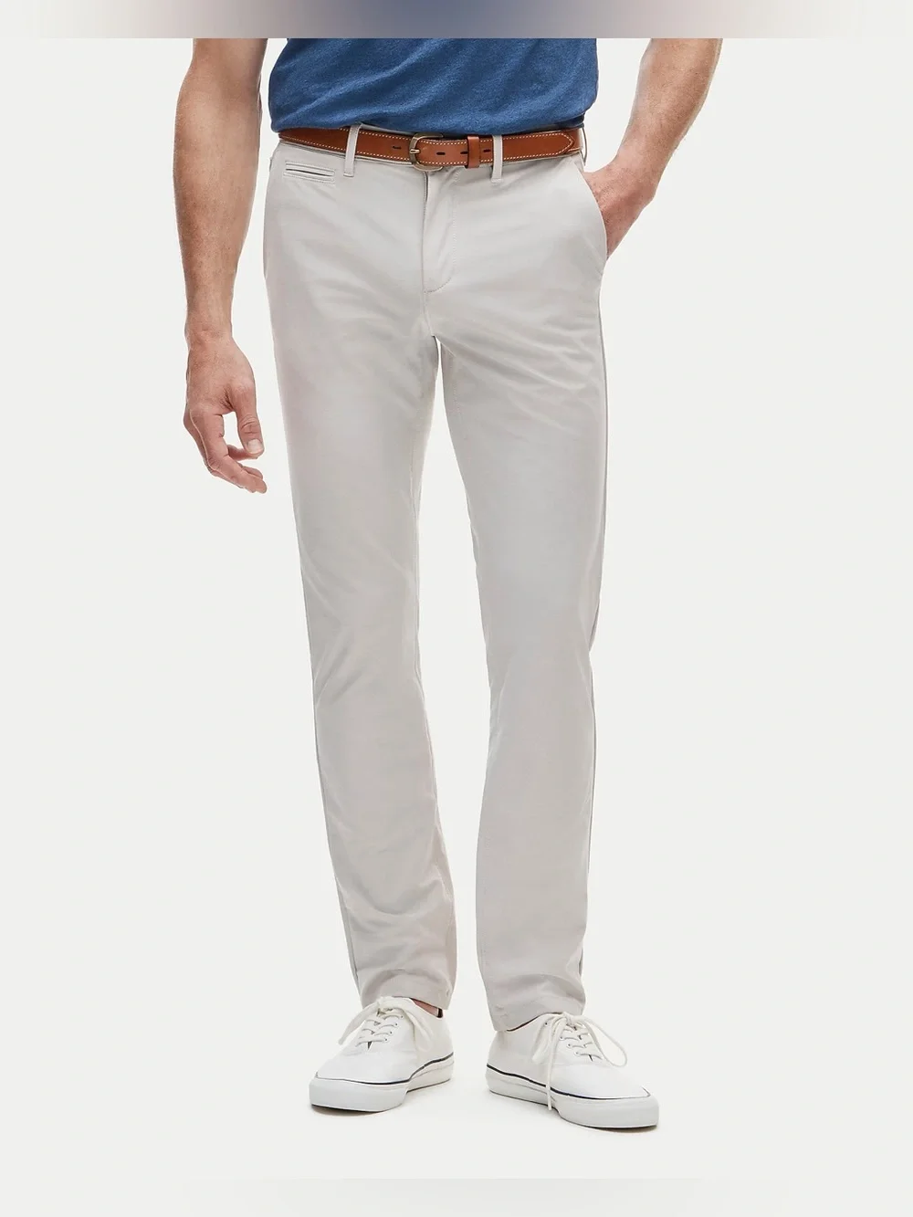 J.Crew 770 Straight-fit tech pant in ashen taupe
